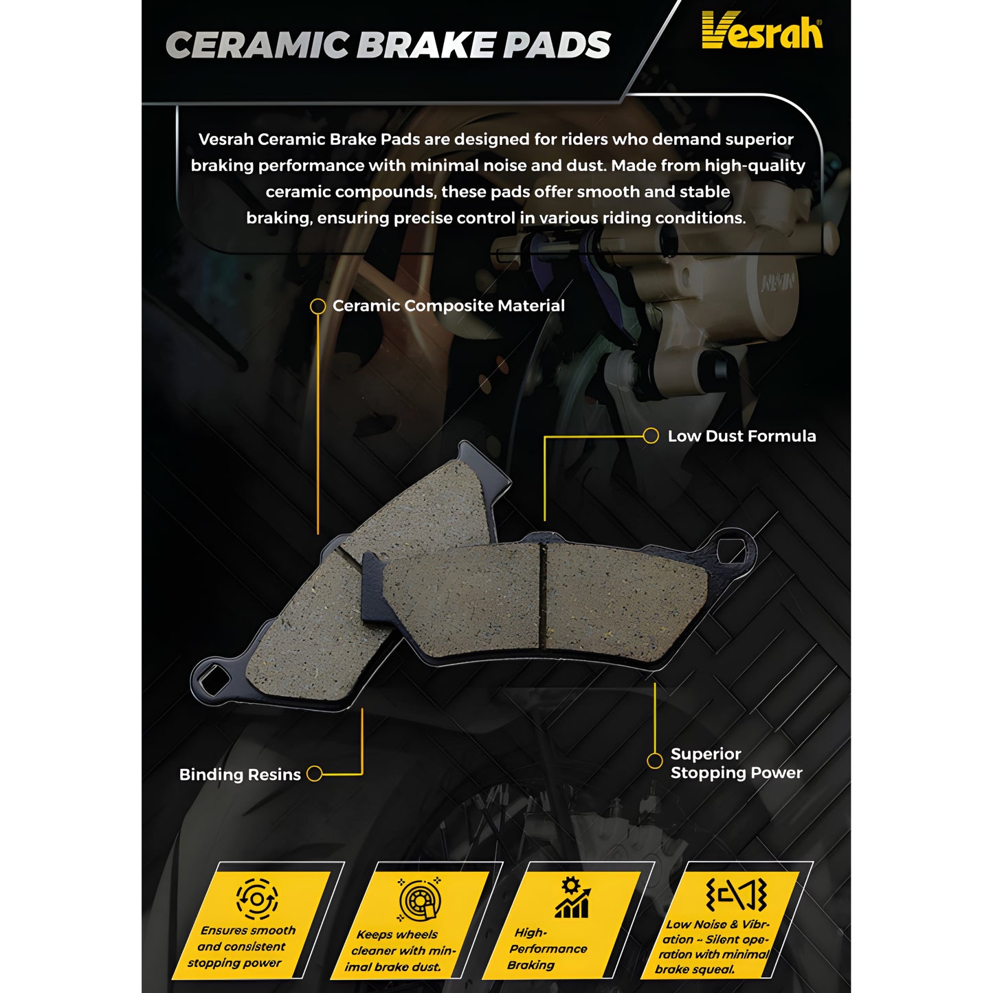 Vesrah Ceramic Brake Pads