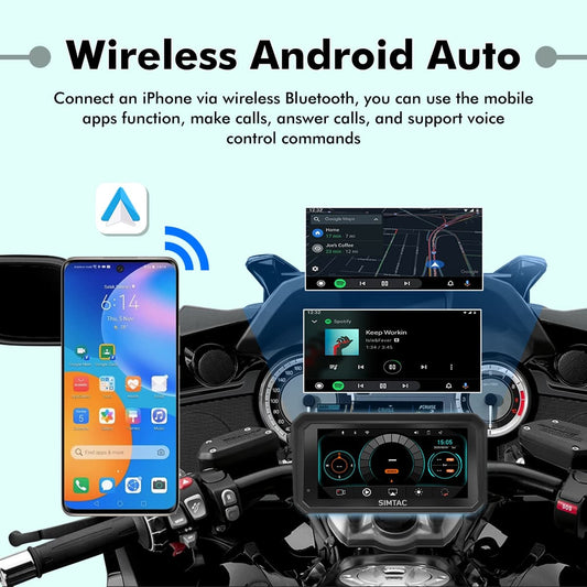 SIMTAC MOTORCYCLE GPS WITH CARPLAY & ANDROID AUTO – M8DT
