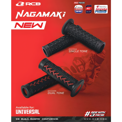 RCB Nagamaki HandleBar Grips - Dual Tone
