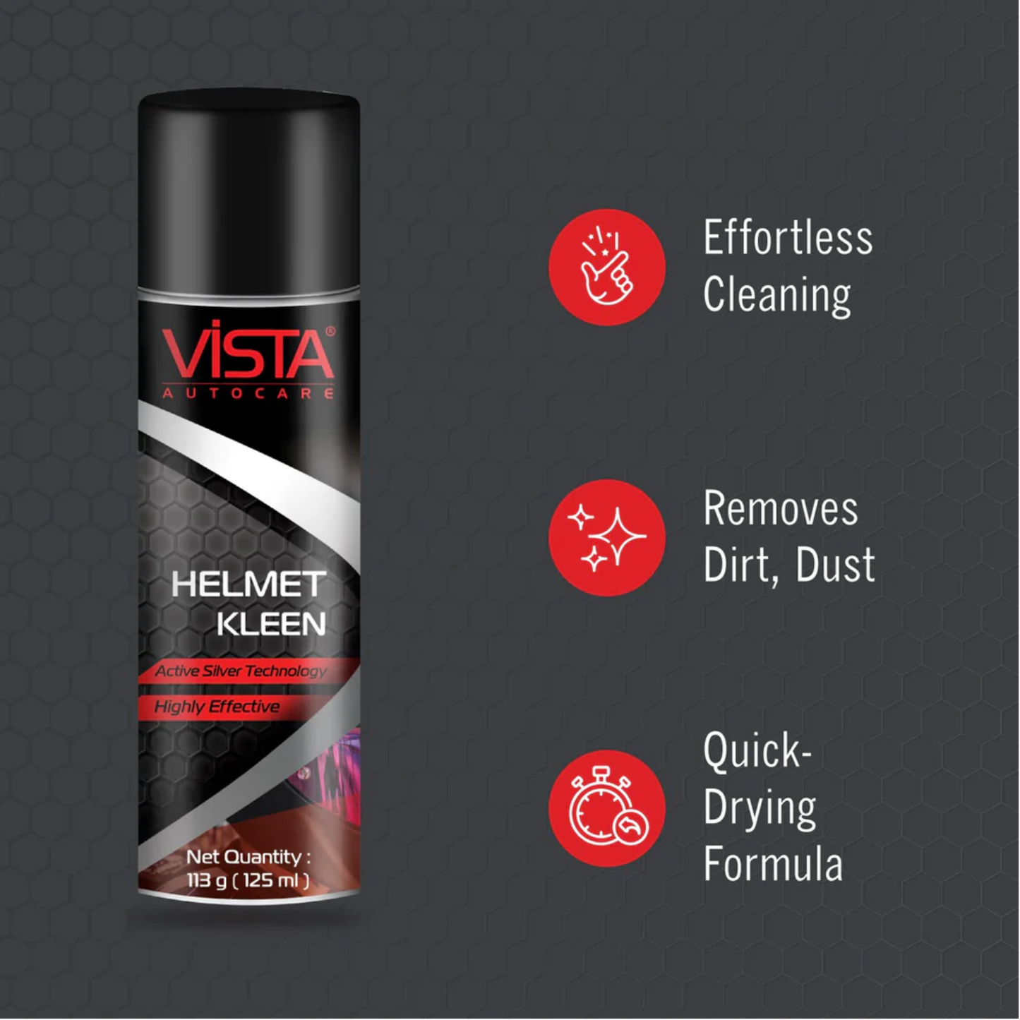VISTA AUTO HELMET KLEEN 125 ML