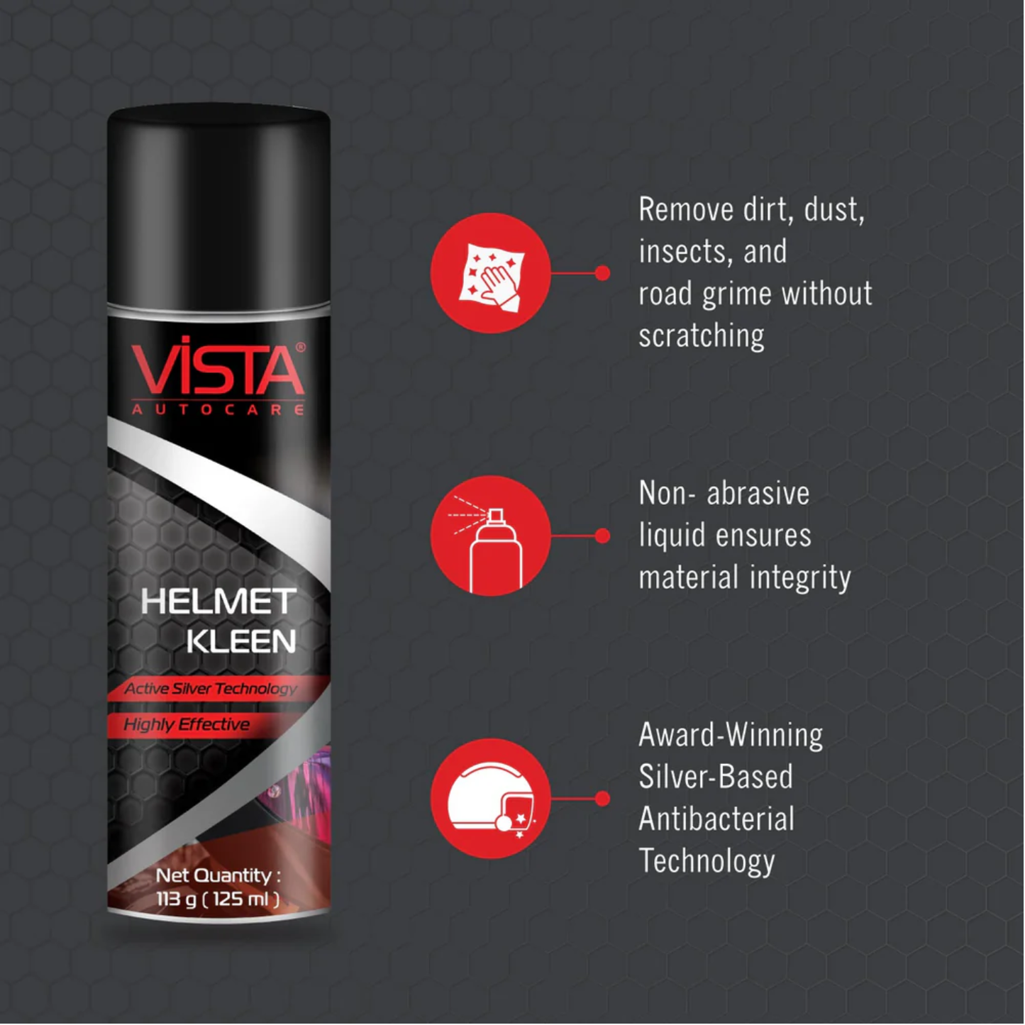 VISTA AUTO HELMET KLEEN 125 ML