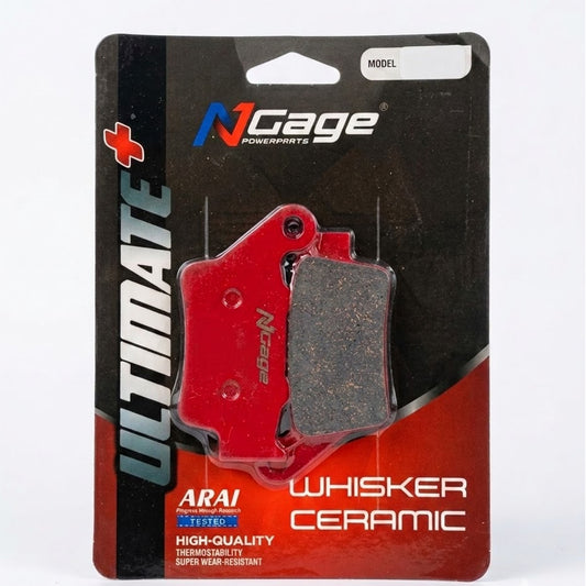 SUZUKI GIXXER 250 | REAR WHISKER CERAMIC BRAKE PADS | NGAGE POWERPARTS