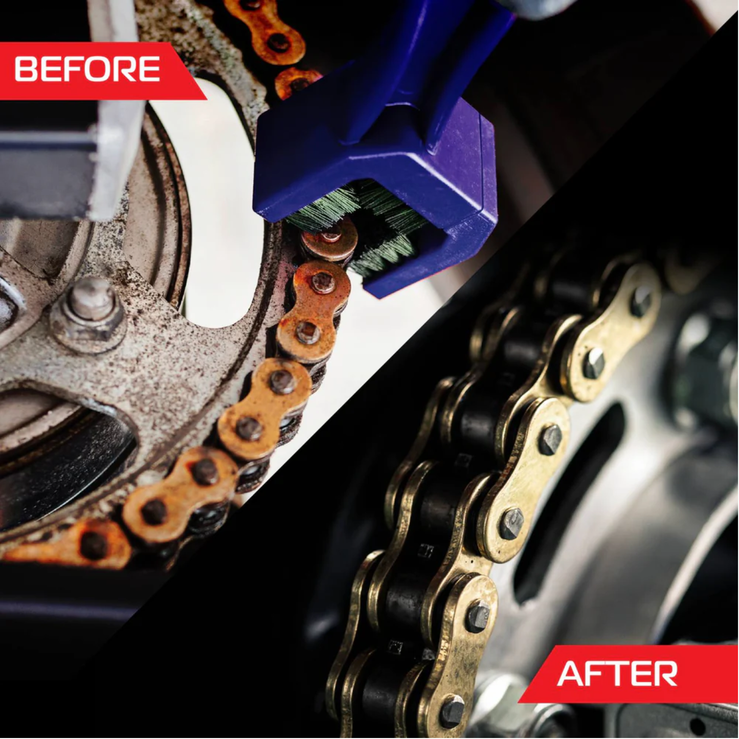 VISTA AUTO CHAIN CLEANER BRUSH