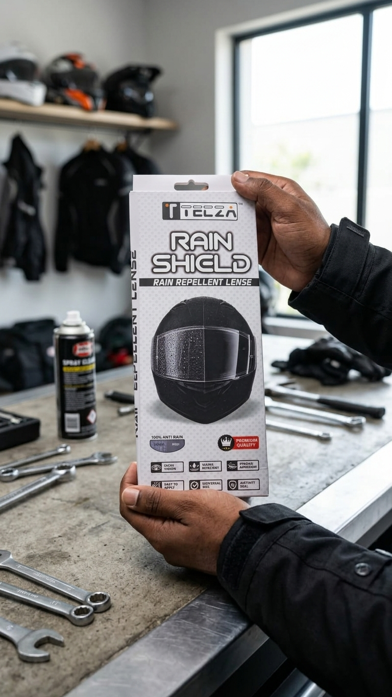 TECZA AUTOCARE RAIN SHILED FOR HELMET