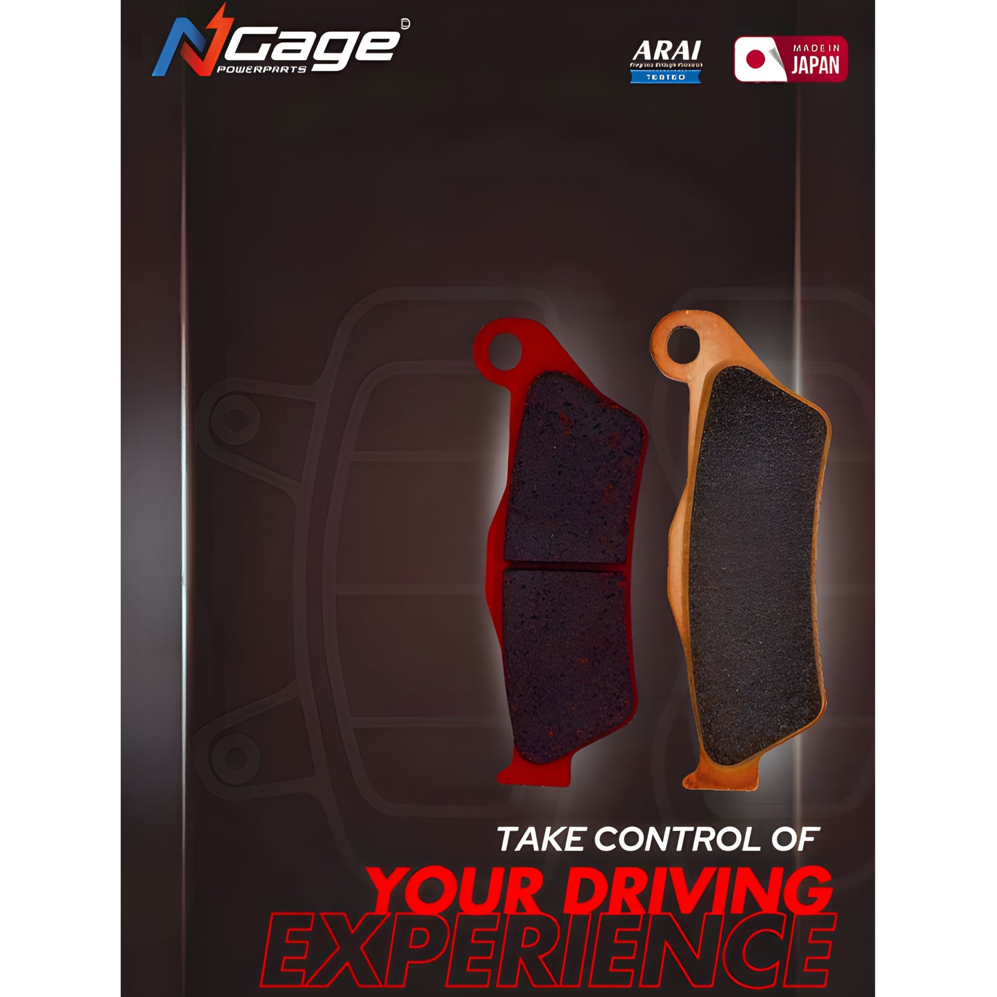 Ngage Whisker Ceramic Brake Pads