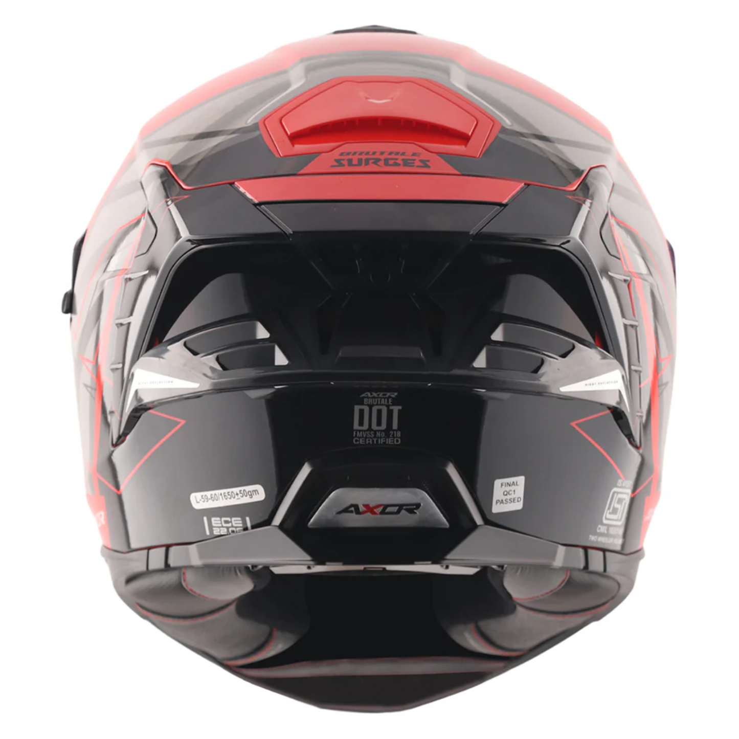 AXOR BRUTALE SURGES DUAL SPOILER HELMET