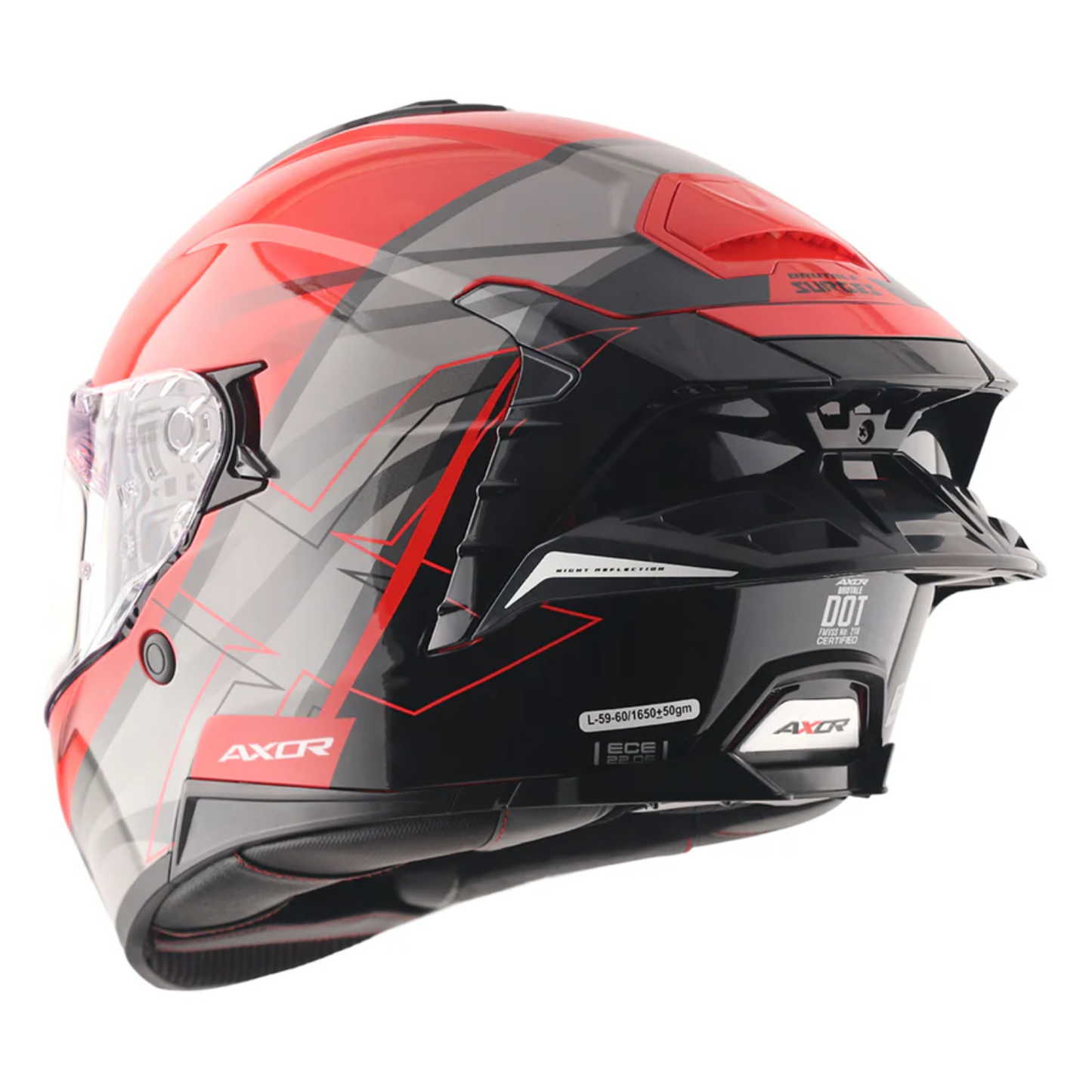 AXOR BRUTALE SURGES DUAL SPOILER HELMET