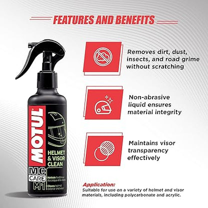MOTUL M1 HELMET & VISOR CLEAN