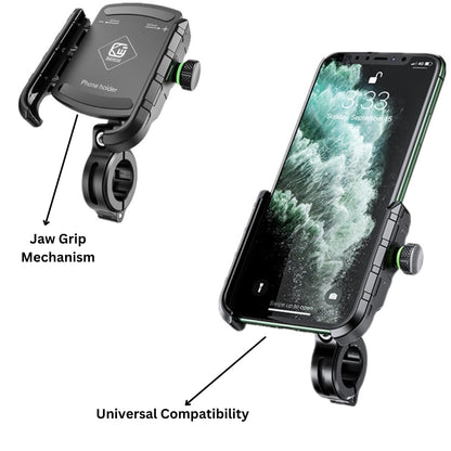 SR Racing Jaw Grip Bike/Motorcycle/Scooter Mobile Phone Holder