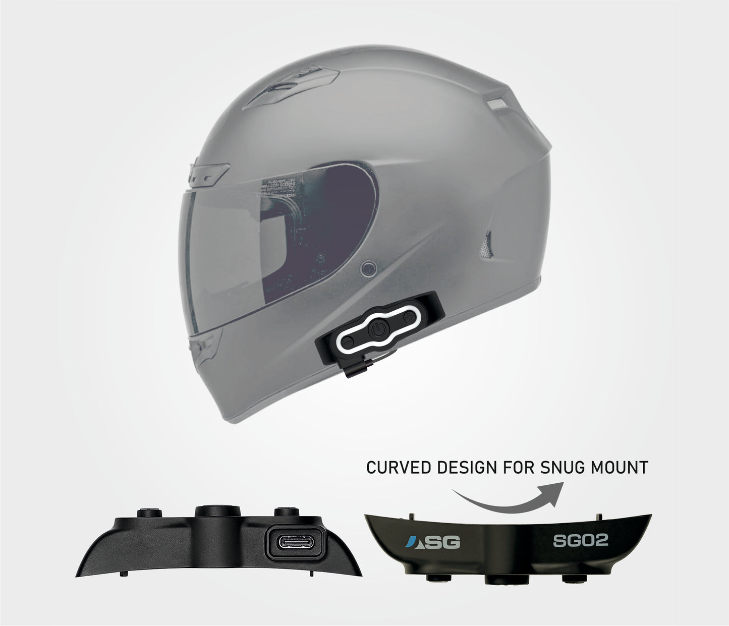 ASG SG-02 Bluetooth Helmet Headset