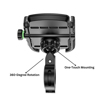SR Racing Jaw Grip Bike/Motorcycle/Scooter Mobile Phone Holder