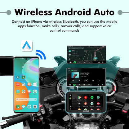 SIMTAC MOTORCYCLE GPS CARPLAY & ANDROID AUTO SYSTEM – M6DT