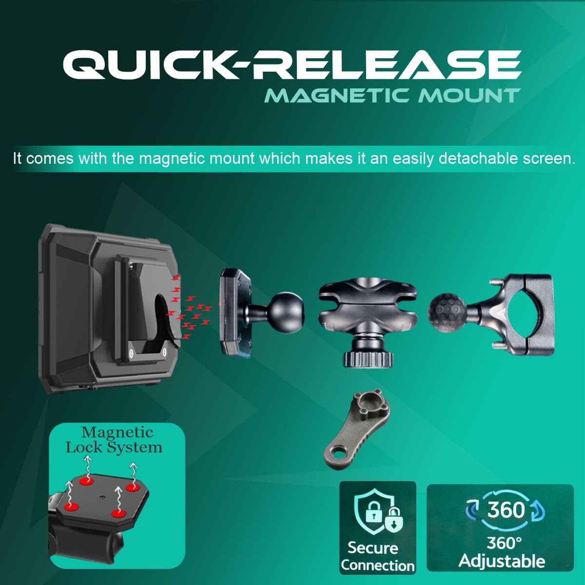 SIMTAC MOTORCYCLE GPS WITH CARPLAY & ANDROID AUTO – M8DT