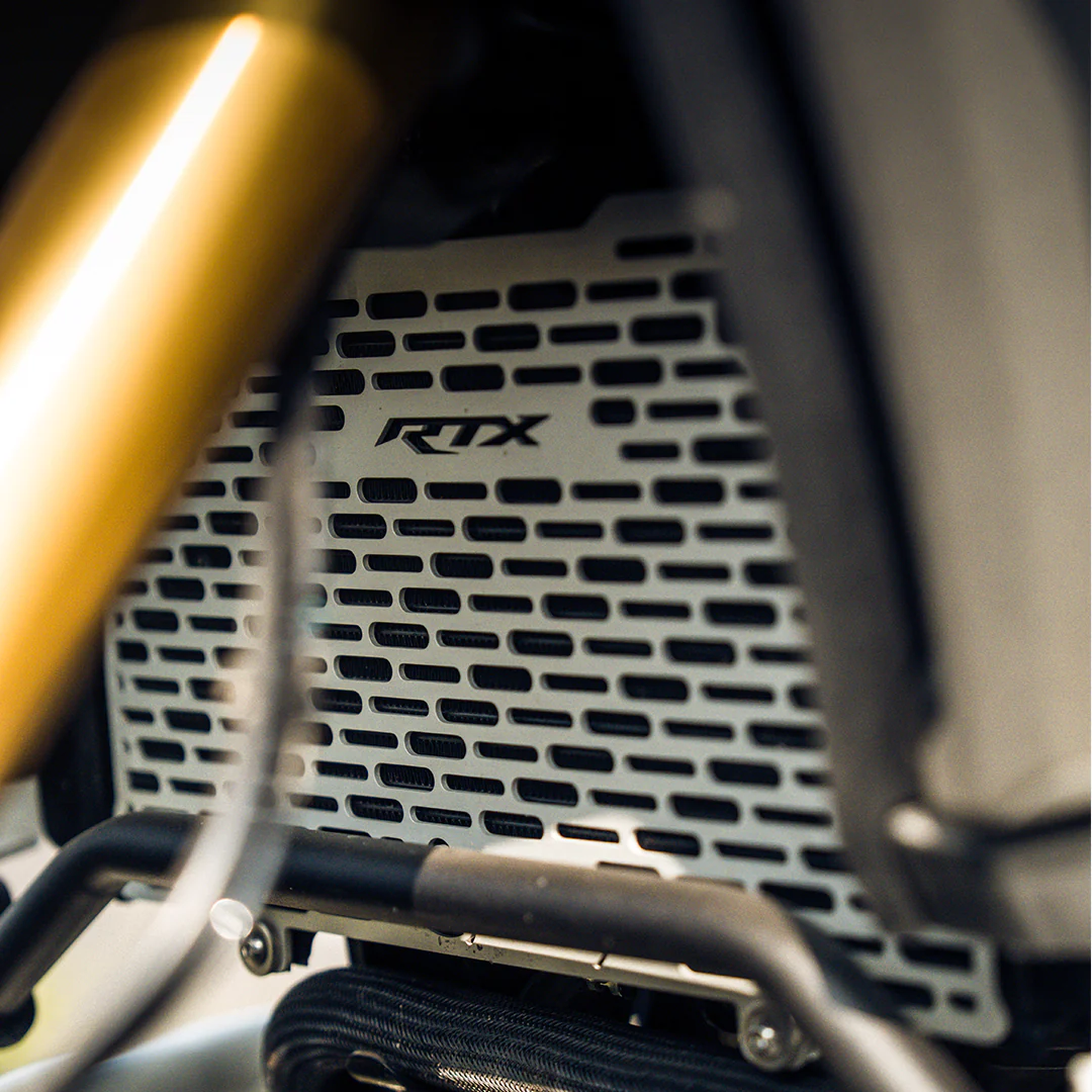 TVS APACHE RTX 300 VECTOR RADIATOR GRILL SILVER