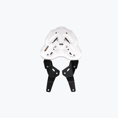 TVS APACHE RTX 300 GENESIS CARRIER SILVER-CLAMP MOUNT FOR GRAB RAIL VARIANTS