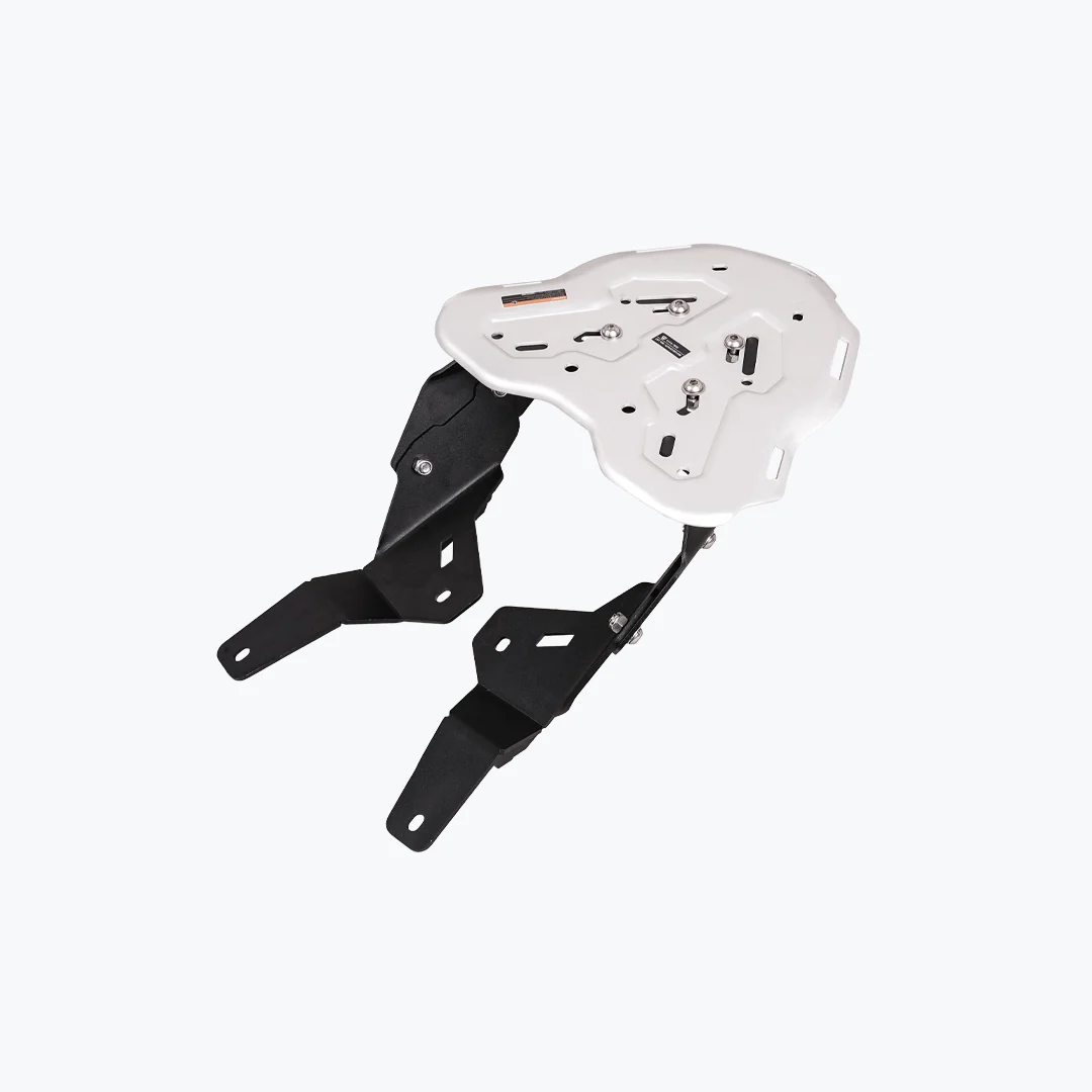 TVS APACHE RTX 300 GENESIS CARRIER SILVER-CLAMP MOUNT FOR GRAB RAIL VARIANTS
