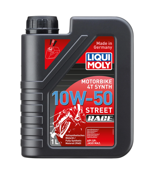 LIQUI MOLY MOTORBIKE 4T SYNTH 10W-50 STREET RACE