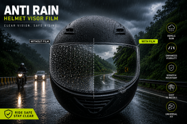 TECZA AUTOCARE RAIN SHILED FOR HELMET