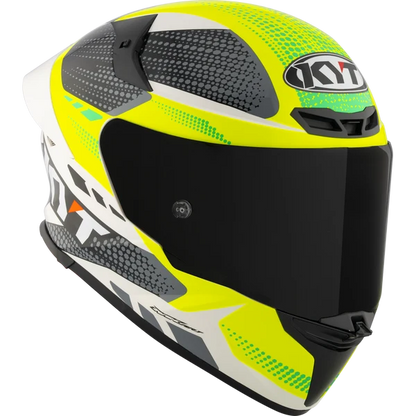 KYT TT REVO GEAR BLACK YELLOW GLOSS HELMET