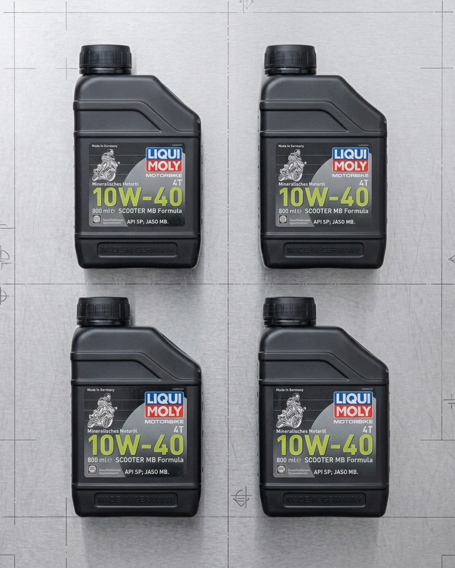 LIQUI MOLY MOTORBIKE 4T 10W-40 SCOOTER MB FORMULA (800ML)