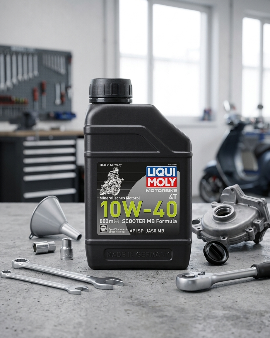 LIQUI MOLY MOTORBIKE 4T 10W-40 SCOOTER MB FORMULA (800ML)