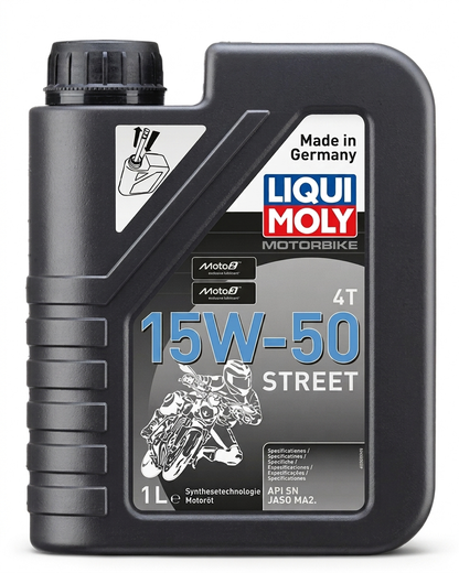 LIQUI MOLY MOTORBIKE 4T 15W-50 STREET (1L)