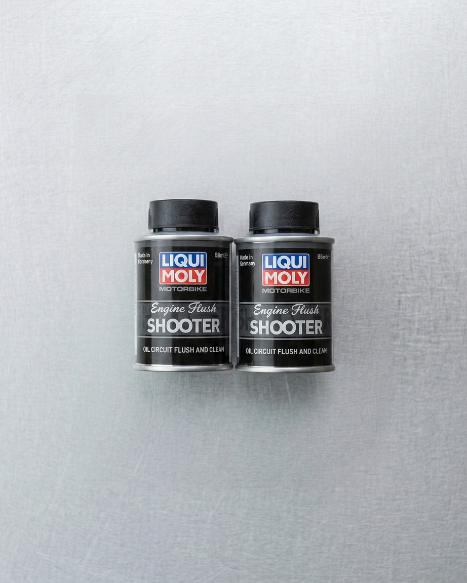 LIQUI MOLY MOTORBIKE ENGINE FLUSH SHOOTER (80ml)