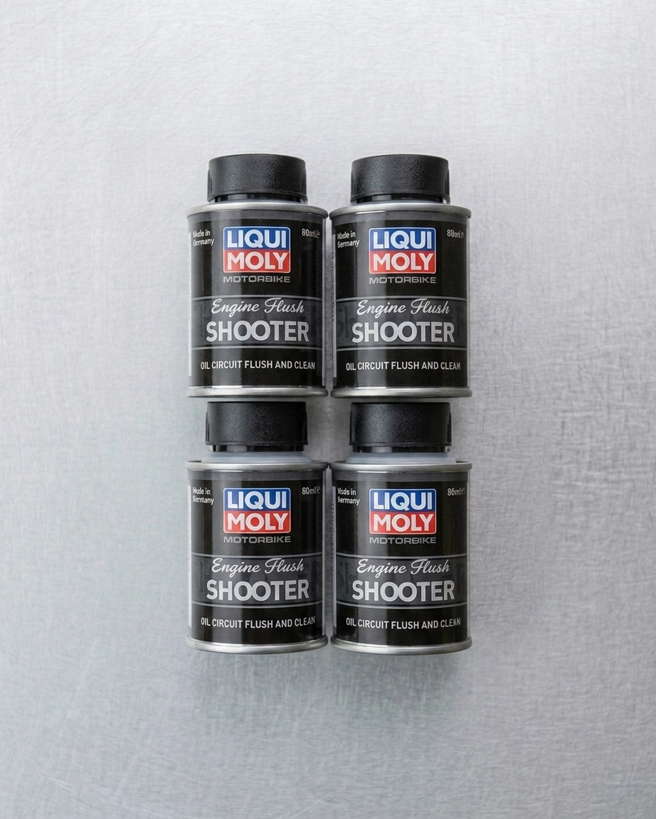 LIQUI MOLY MOTORBIKE ENGINE FLUSH SHOOTER (80ml)