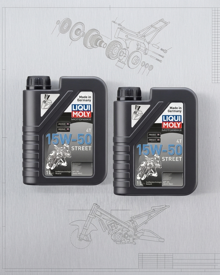 LIQUI MOLY MOTORBIKE 4T 15W-50 STREET (1L)