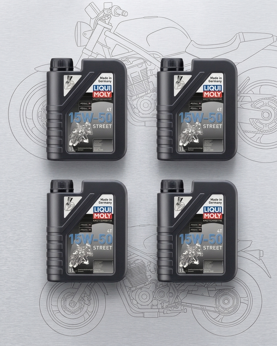 LIQUI MOLY MOTORBIKE 4T 15W-50 STREET (1L)