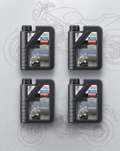 LIQUI MOLY MOTORBIKE 4T 15W-50 STREET (1L)
