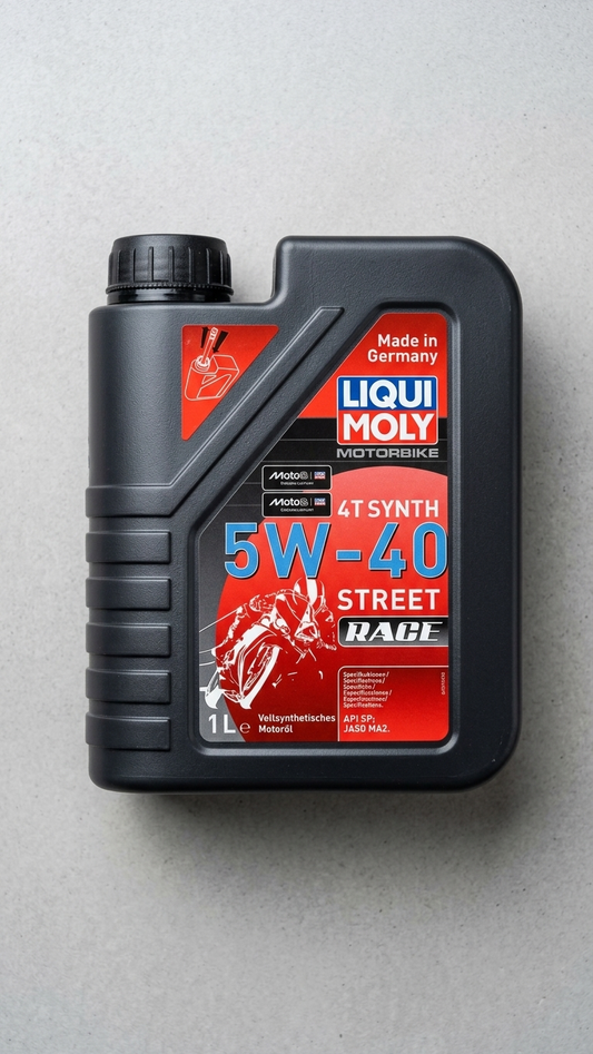 LIQUI MOLY MOTORBIKE 4T SYNTH 5W-40 STREET RACE ENGINE OIL (1L)